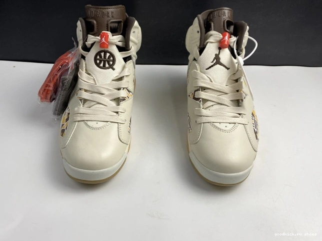 Brown Quai54 6 AIR (2020) CZ4152-100 Sail Retro Jordan 0719